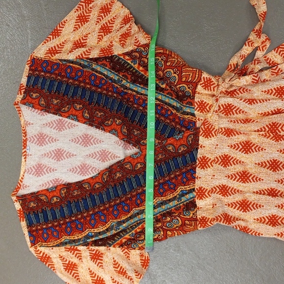 Super Cute Boho V Neck Wrap Dress - Picture 5 of 11